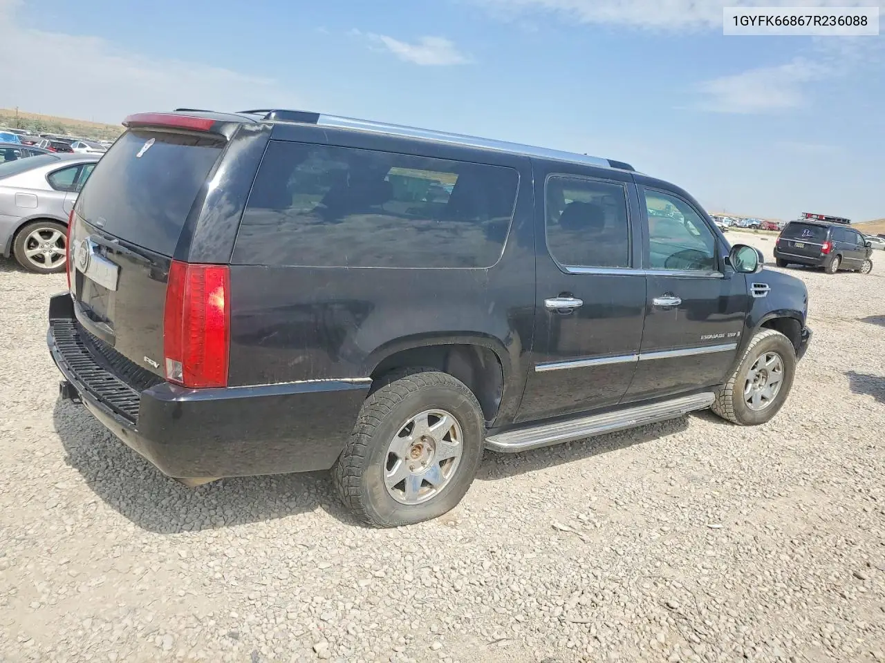 2007 Cadillac Escalade Esv VIN: 1GYFK66867R236088 Lot: 61170836