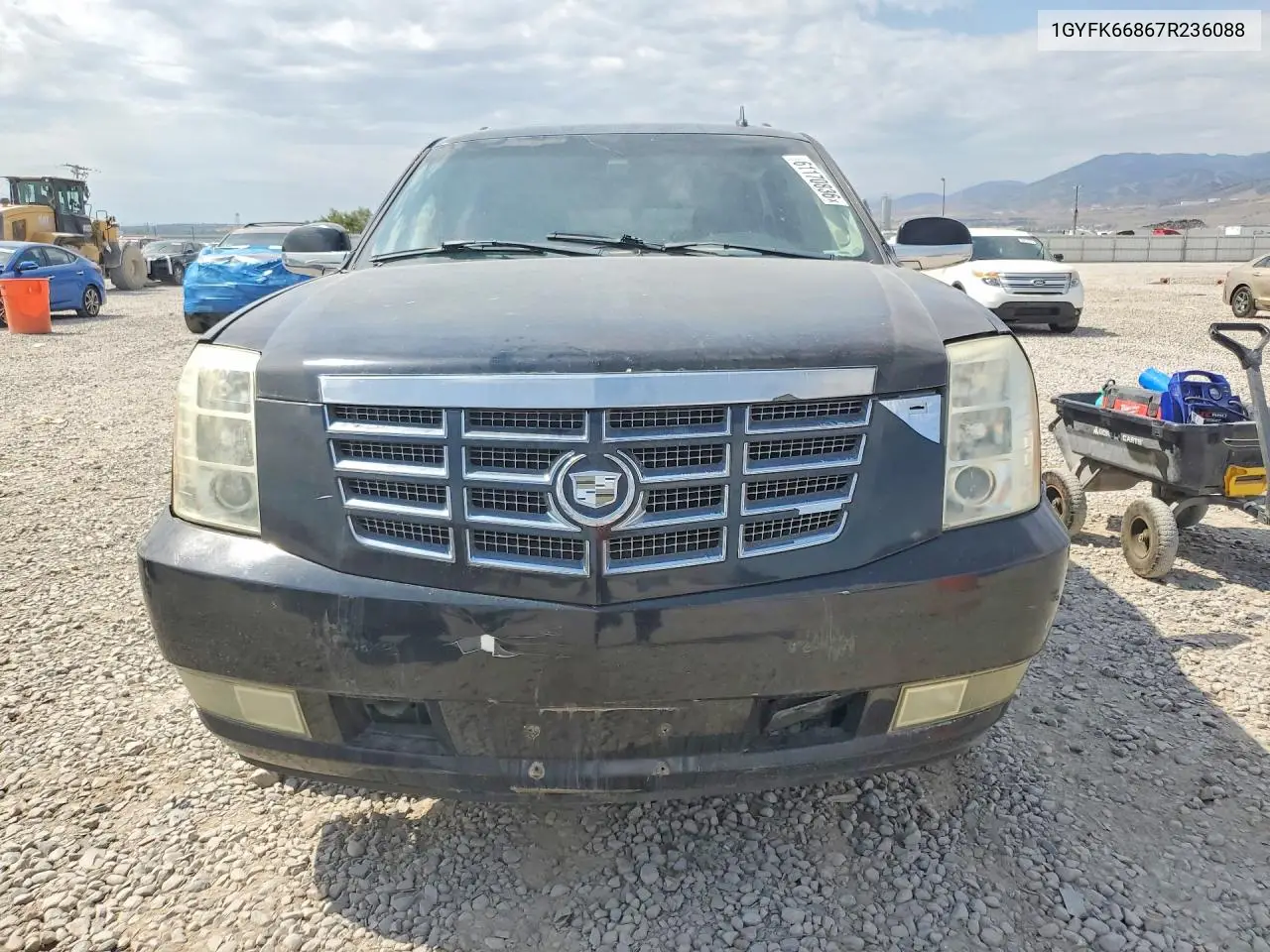 2007 Cadillac Escalade Esv VIN: 1GYFK66867R236088 Lot: 61170836
