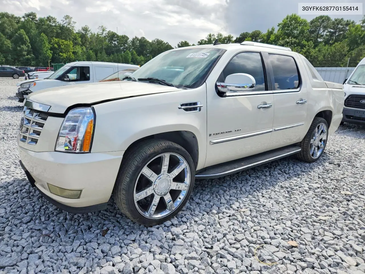 2007 Cadillac Escalade Ext VIN: 3GYFK62877G155414 Lot: 61370746