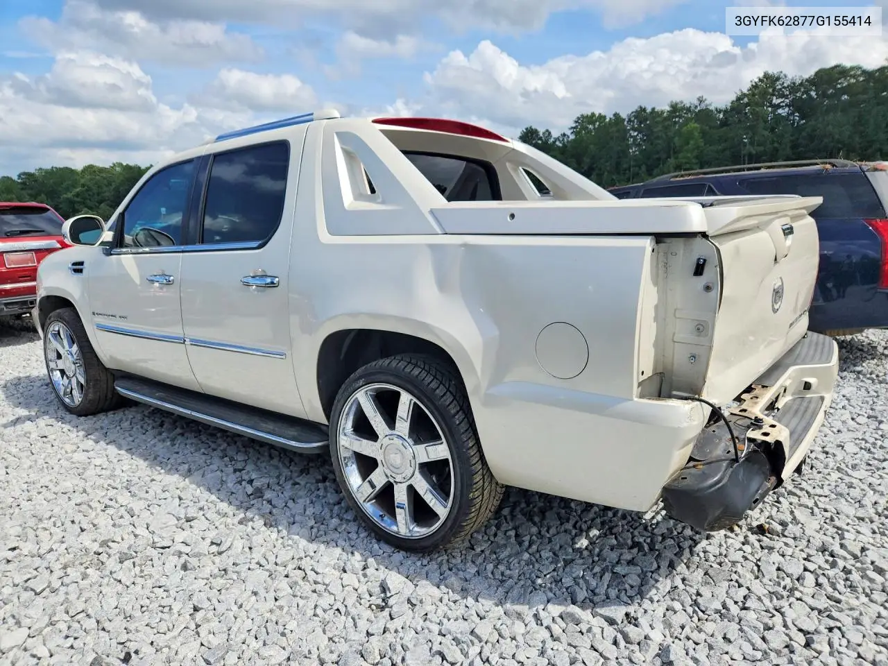 2007 Cadillac Escalade Ext VIN: 3GYFK62877G155414 Lot: 61370746