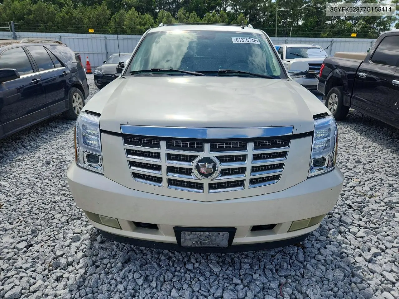2007 Cadillac Escalade Ext VIN: 3GYFK62877G155414 Lot: 61370746