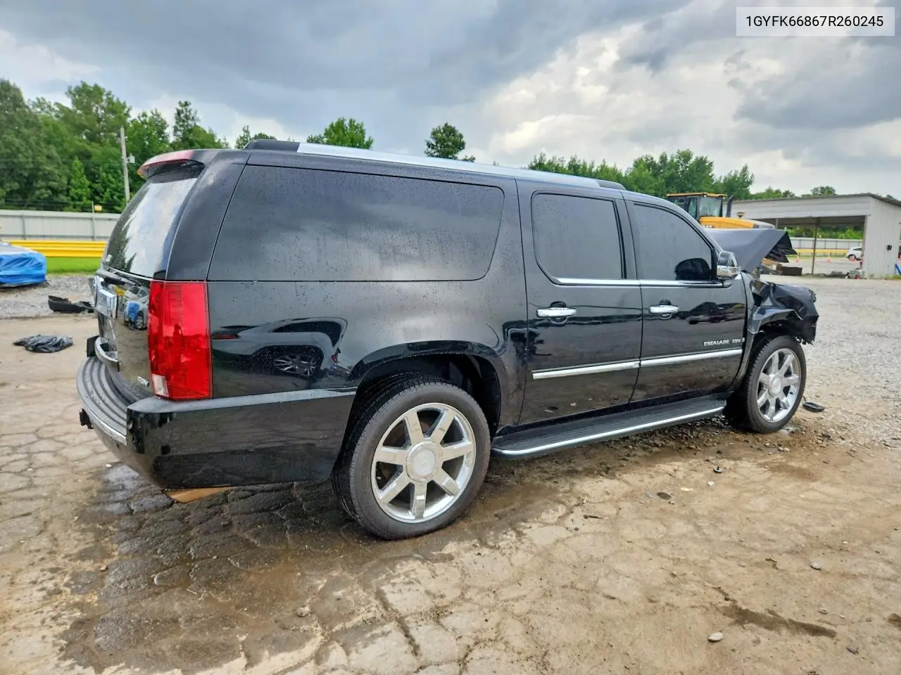2007 Cadillac Escalade Esv VIN: 1GYFK66867R260245 Lot: 61763366