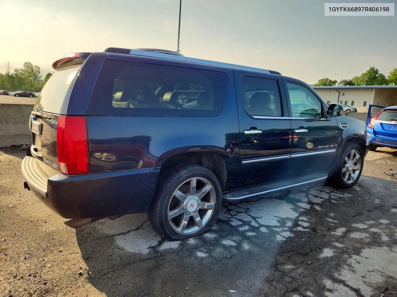 2007 Cadillac Escalade Esv VIN: 1GYFK66897R406198 Lot: 62110266