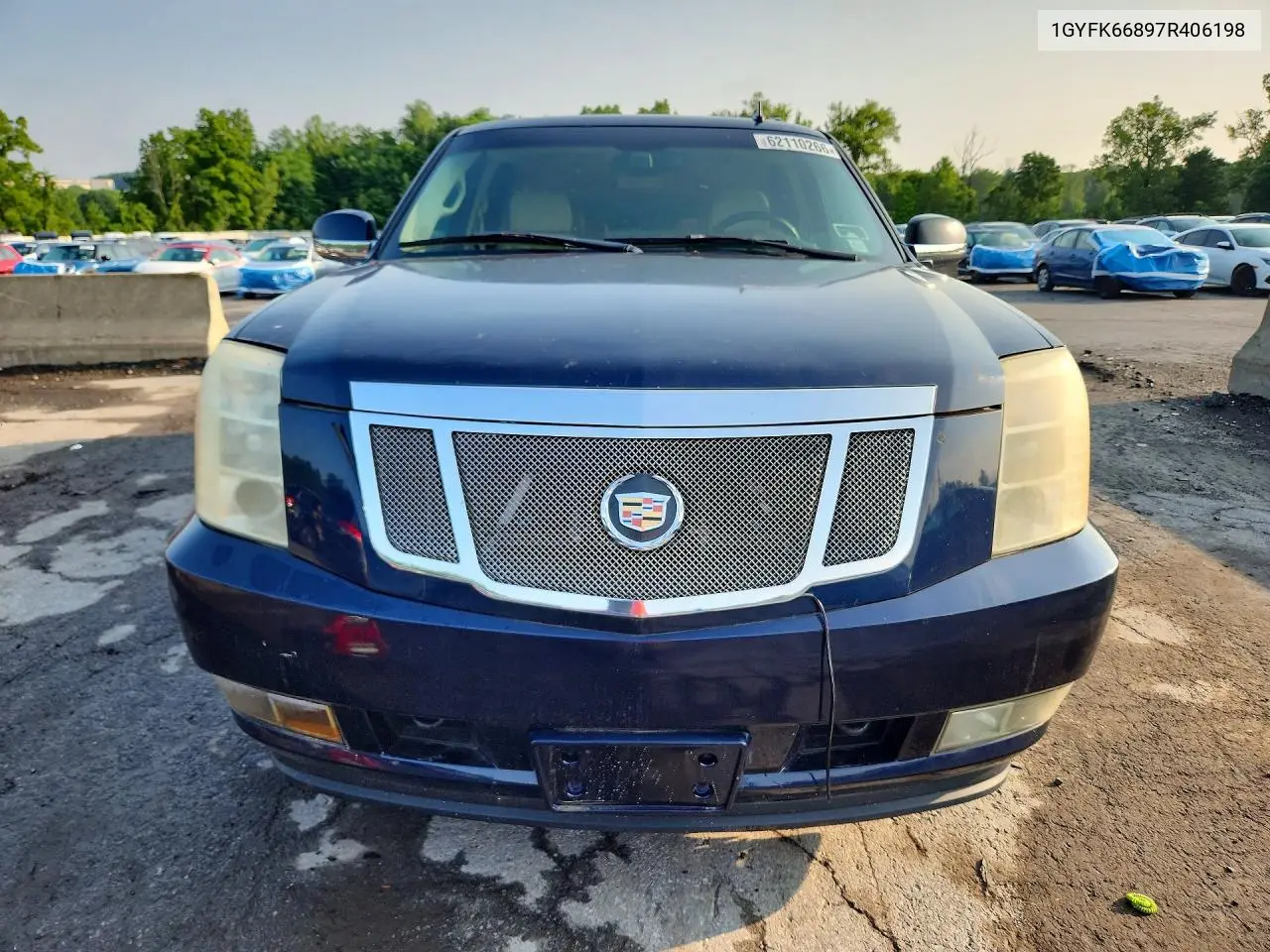2007 Cadillac Escalade Esv VIN: 1GYFK66897R406198 Lot: 62110266