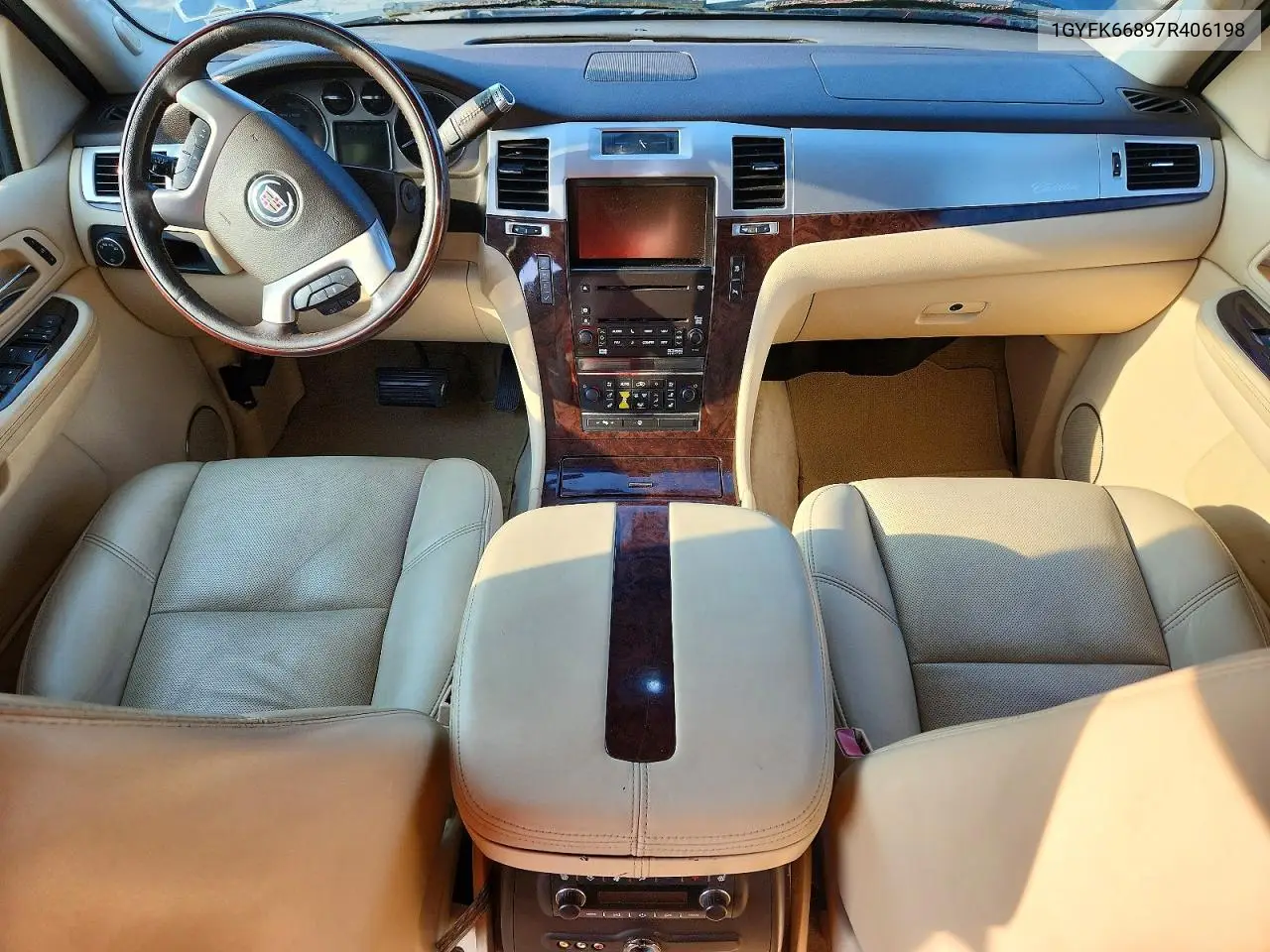 2007 Cadillac Escalade Esv VIN: 1GYFK66897R406198 Lot: 62110266