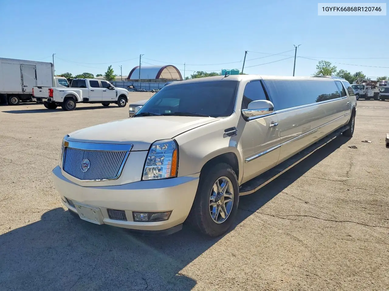 2008 Cadillac Escalade Esv VIN: 1GYFK66868R120746 Lot: 55764726
