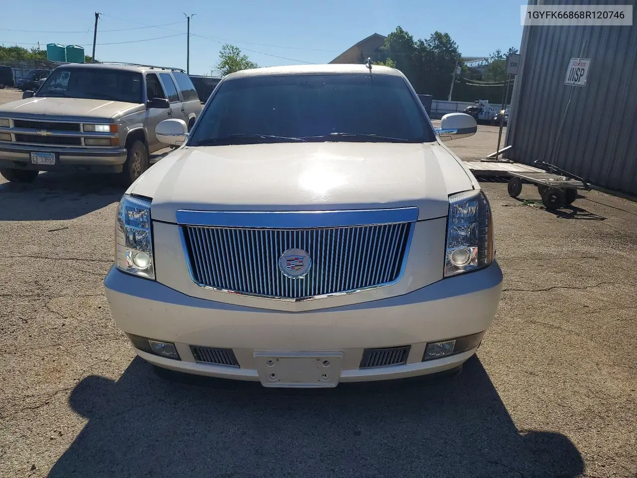 2008 Cadillac Escalade Esv VIN: 1GYFK66868R120746 Lot: 55764726