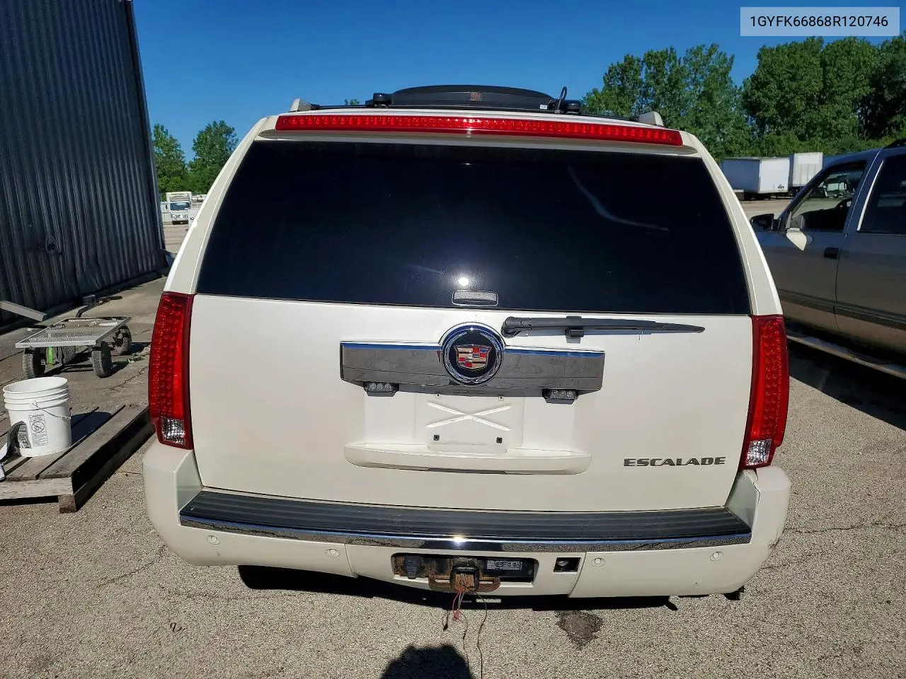 2008 Cadillac Escalade Esv VIN: 1GYFK66868R120746 Lot: 55764726