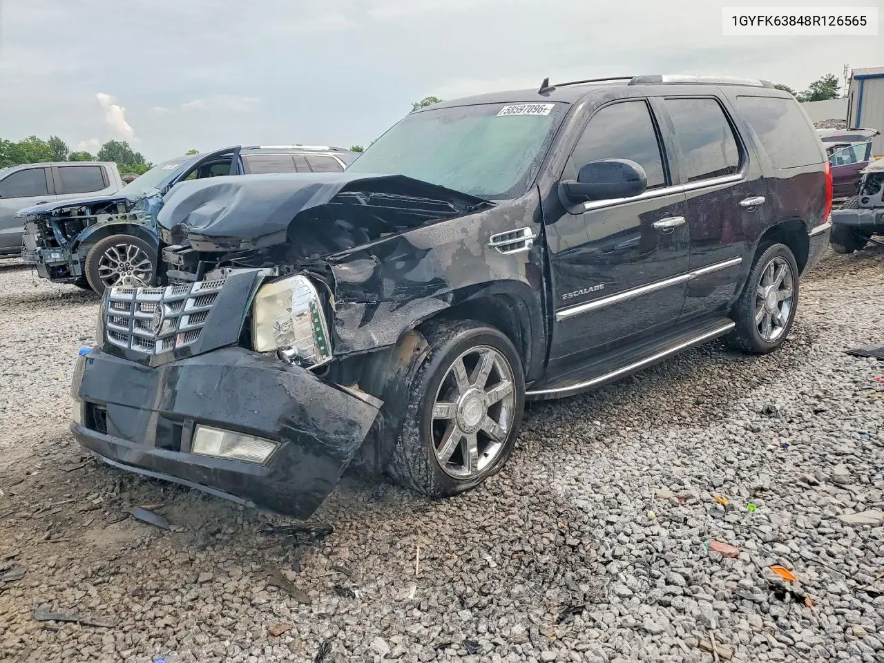 2008 Cadillac Escalade Luxury VIN: 1GYFK63848R126565 Lot: 58597896