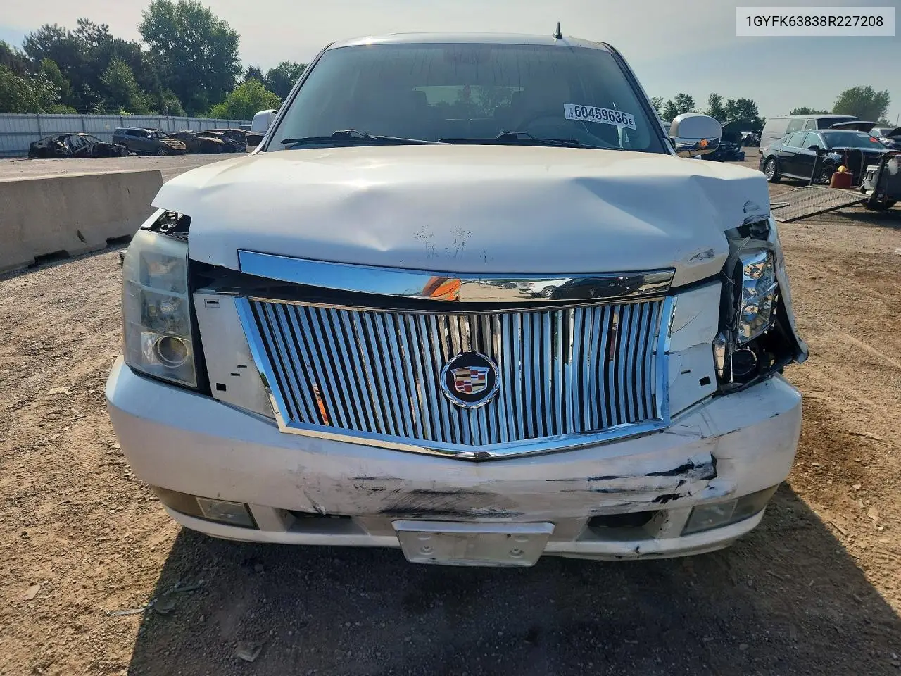 2008 Cadillac Escalade Luxury VIN: 1GYFK63838R227208 Lot: 60459636