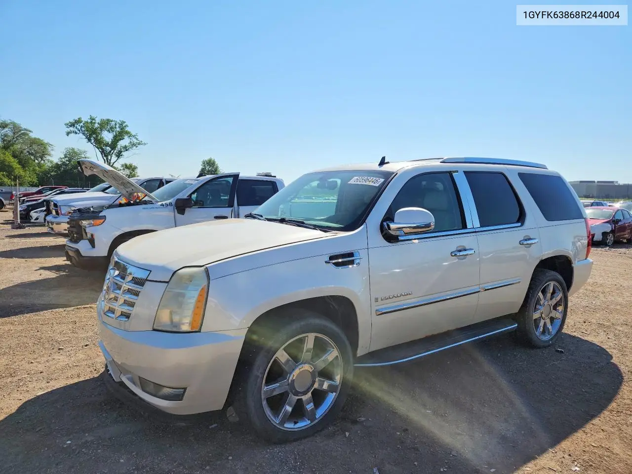 2008 Cadillac Escalade Luxury VIN: 1GYFK63868R244004 Lot: 60596446