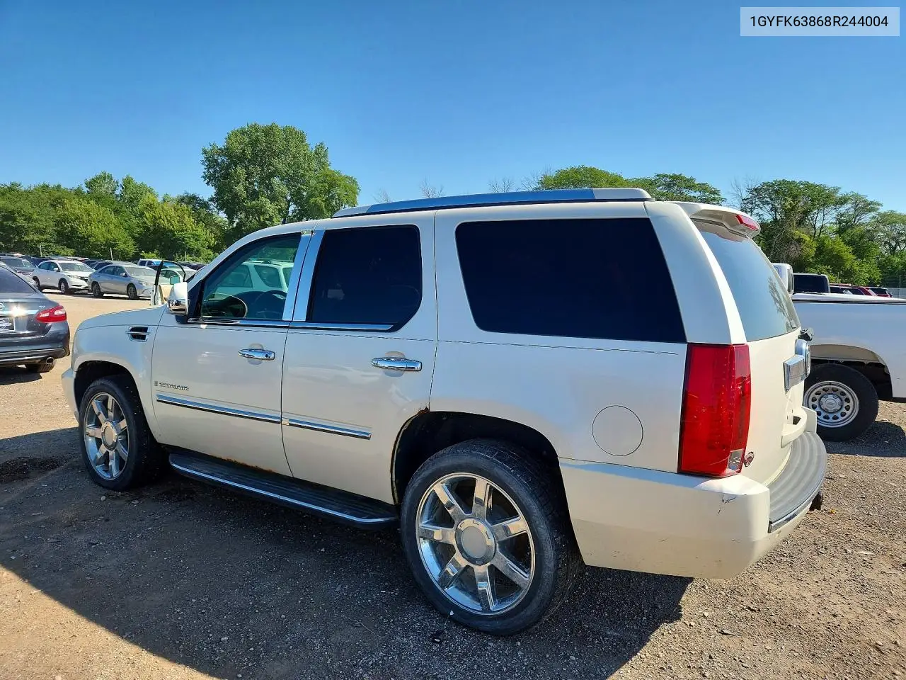 2008 Cadillac Escalade Luxury VIN: 1GYFK63868R244004 Lot: 60596446