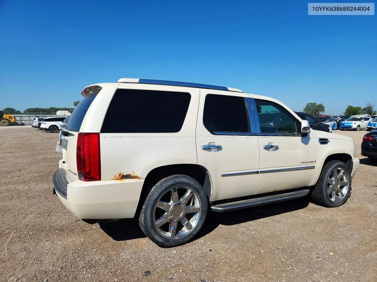 2008 Cadillac Escalade Luxury VIN: 1GYFK63868R244004 Lot: 60596446