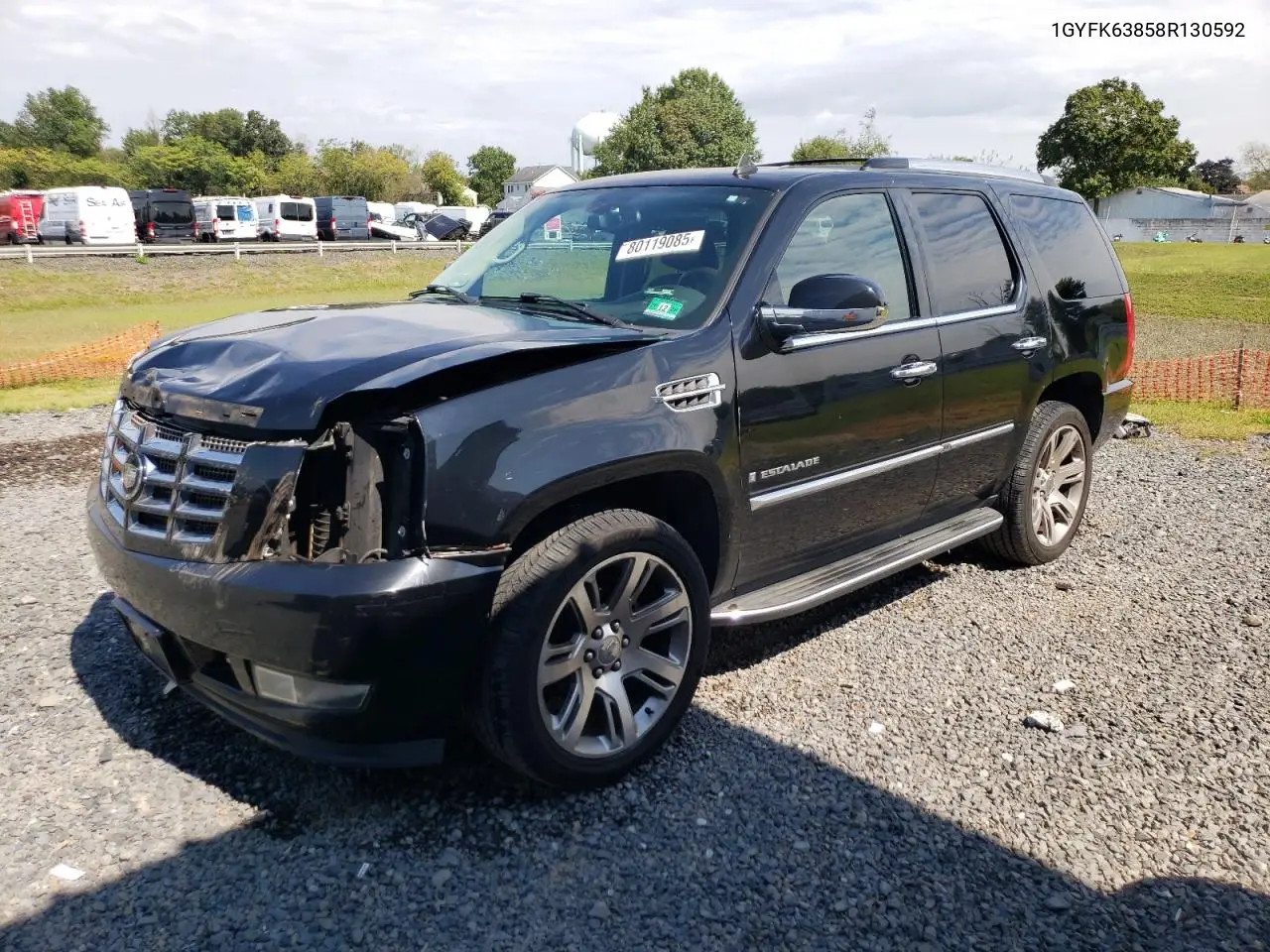 1GYFK63858R130592 2008 Cadillac Escalade Luxury
