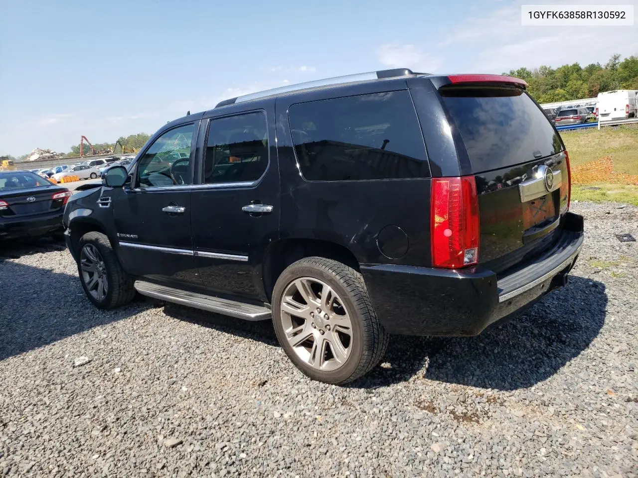 1GYFK63858R130592 2008 Cadillac Escalade Luxury