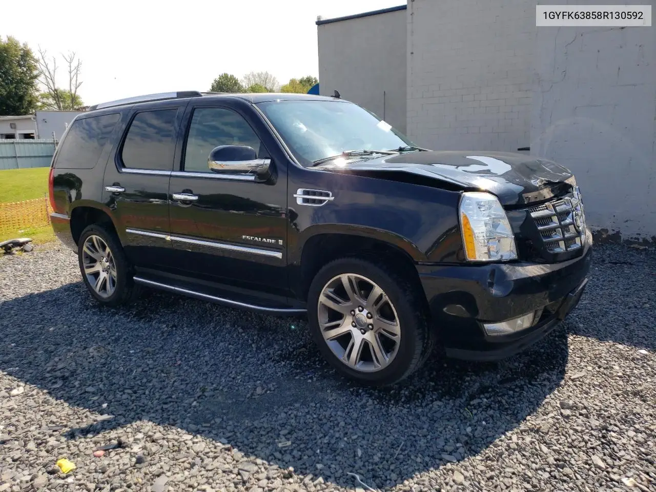 1GYFK63858R130592 2008 Cadillac Escalade Luxury