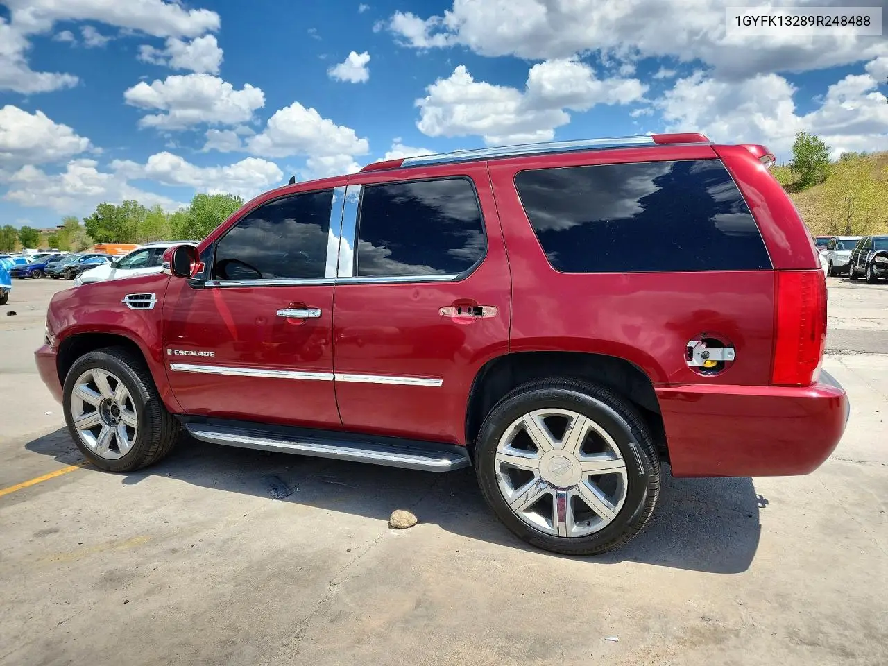 2009 Cadillac Escalade VIN: 1GYFK13289R248488 Lot: 60504596