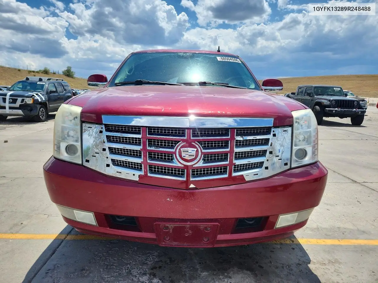 2009 Cadillac Escalade VIN: 1GYFK13289R248488 Lot: 60504596