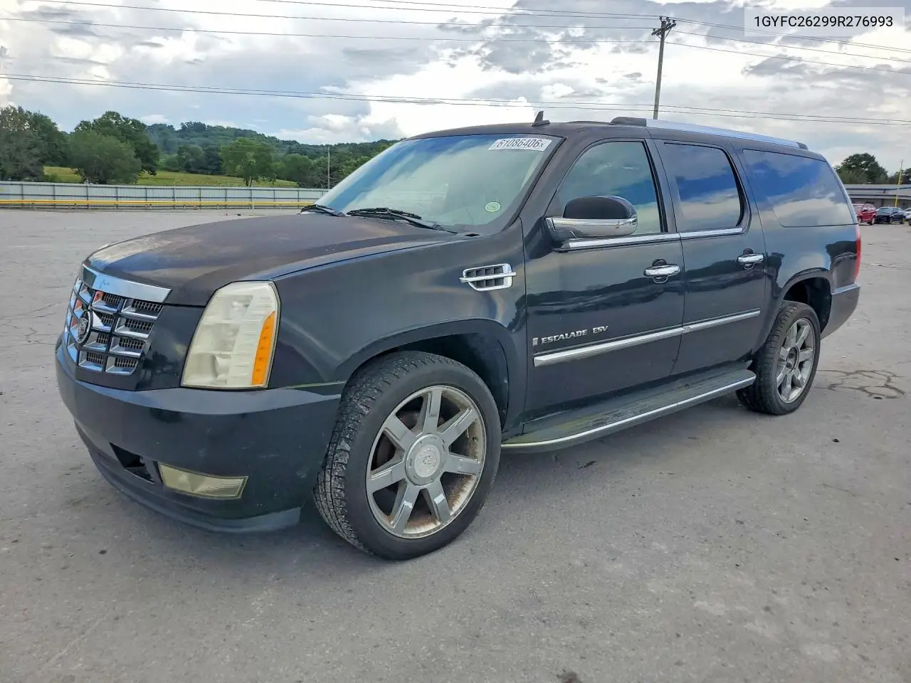 2009 Cadillac Escalade Esv Luxury VIN: 1GYFC26299R276993 Lot: 61086406