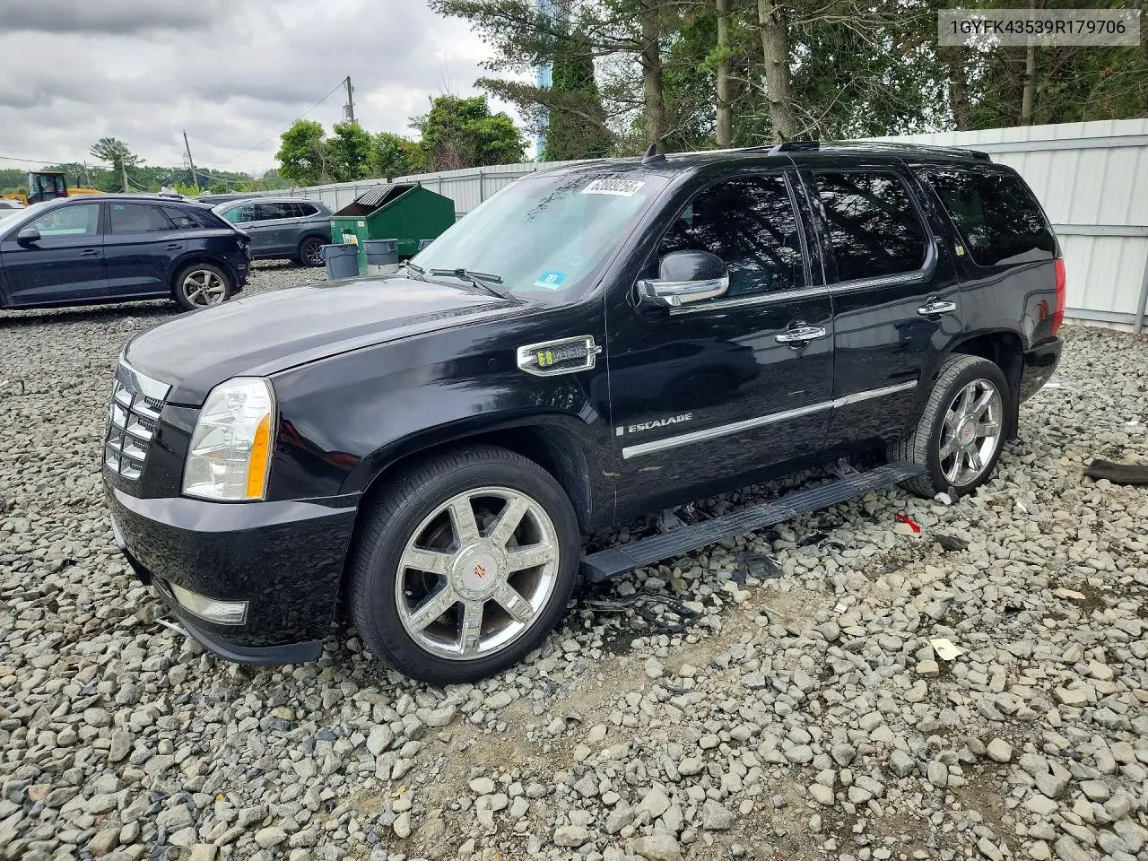 2009 Cadillac Escalade Hybrid VIN: 1GYFK43539R179706 Lot: 62089256