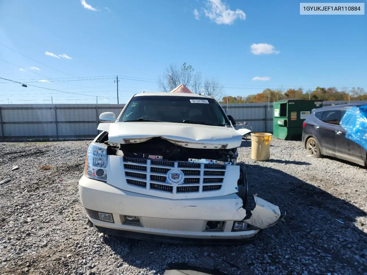 1GYUKJEF1AR110884 2010 Cadillac Escalade Esv Premium