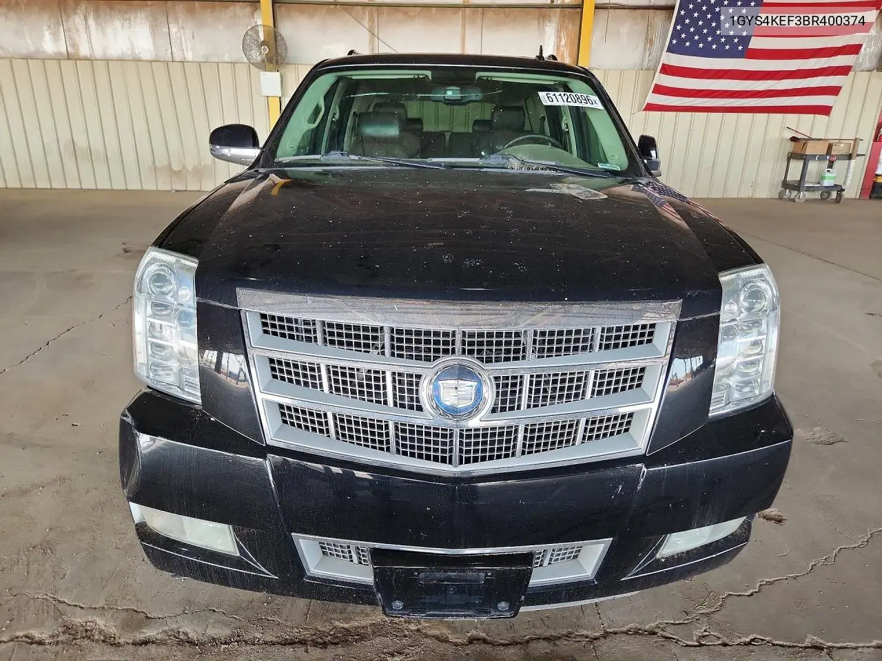 2011 Cadillac Escalade Esv Platinum VIN: 1GYS4KEF3BR400374 Lot: 61120896