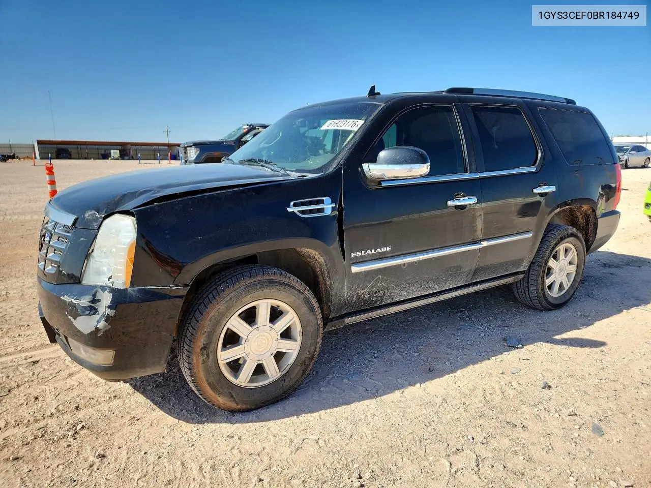 2011 Cadillac Escalade Premium VIN: 1GYS3CEF0BR184749 Lot: 61923176