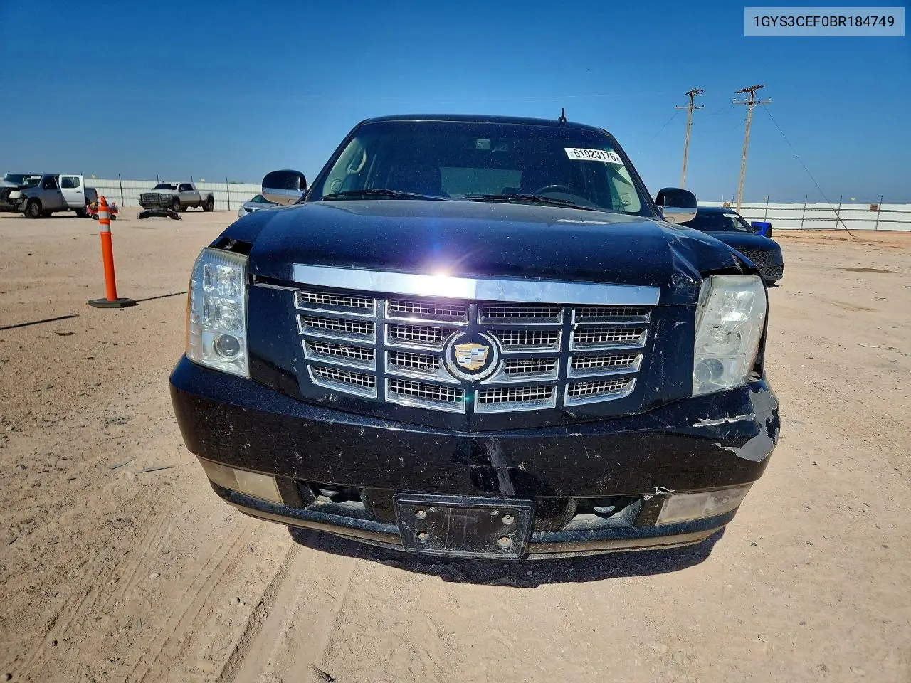 2011 Cadillac Escalade Premium VIN: 1GYS3CEF0BR184749 Lot: 61923176