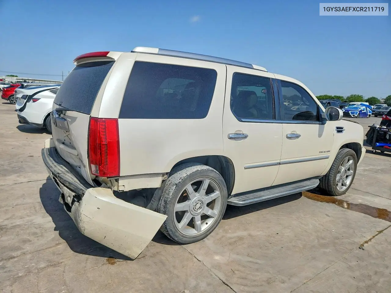 2012 Cadillac Escalade VIN: 1GYS3AEFXCR211719 Lot: 59005716