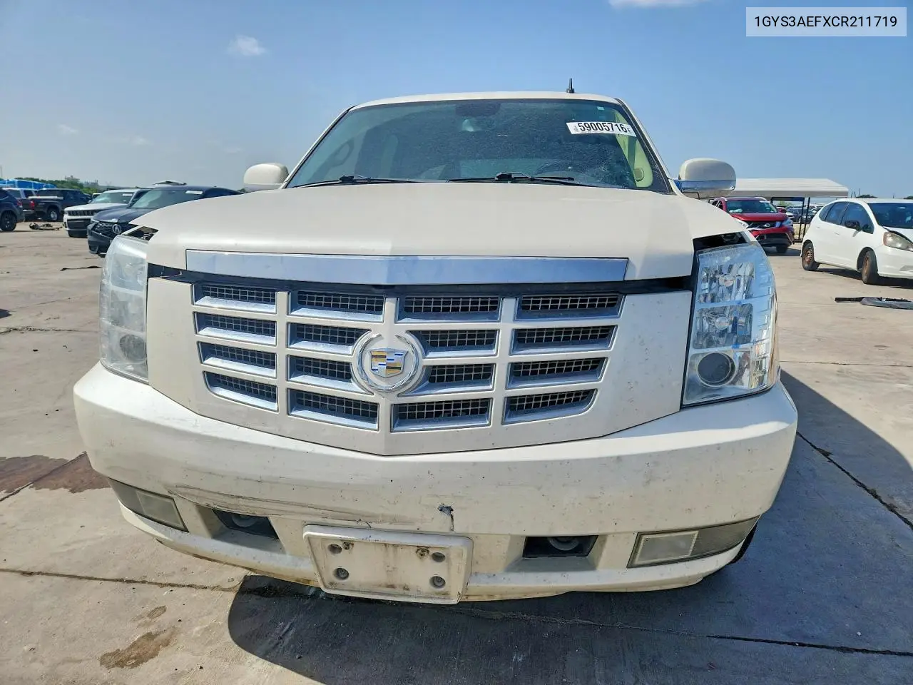 2012 Cadillac Escalade VIN: 1GYS3AEFXCR211719 Lot: 59005716