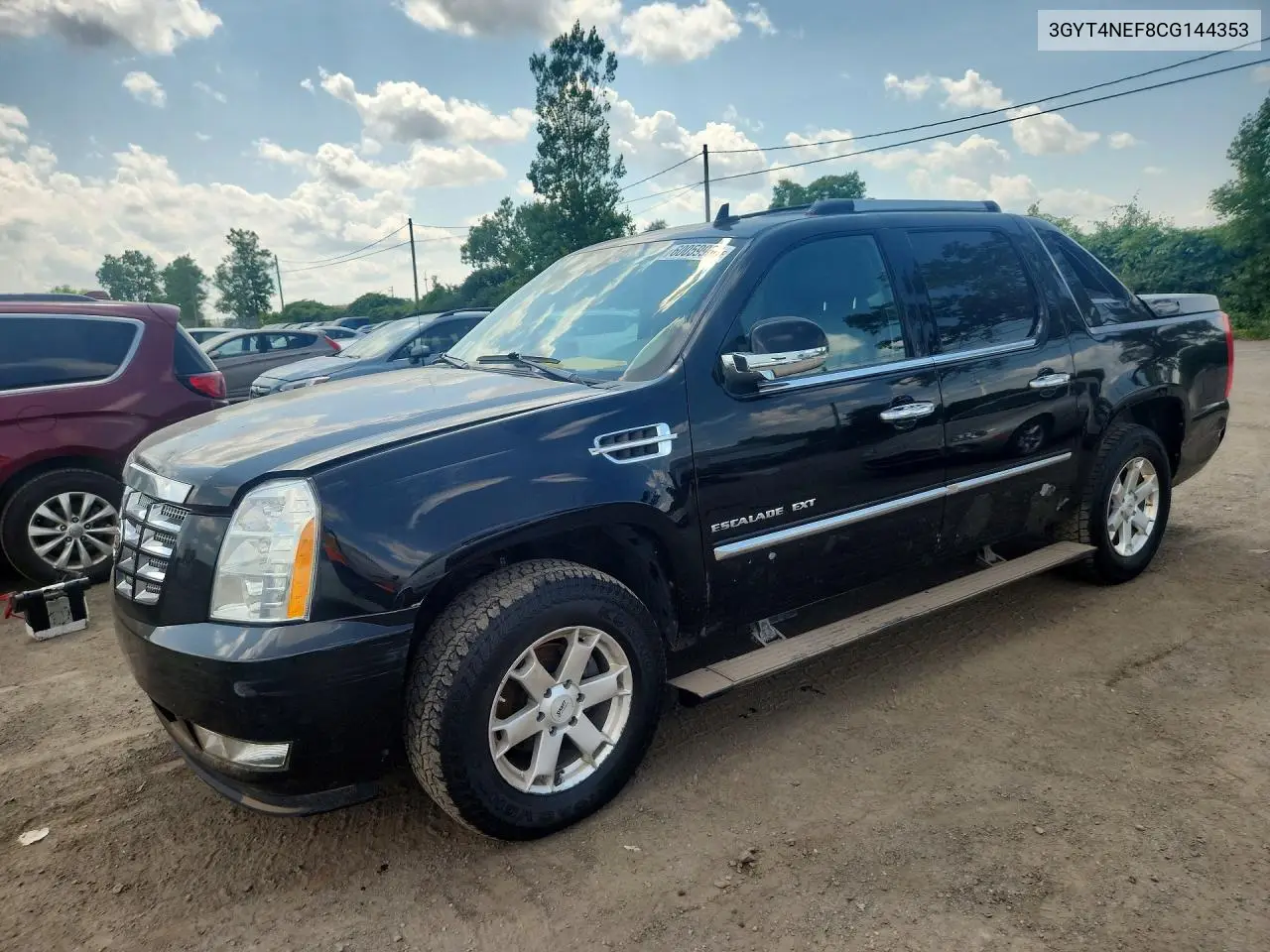 2012 Cadillac Escalade VIN: 3GYT4NEF8CG144353 Lot: 60059966