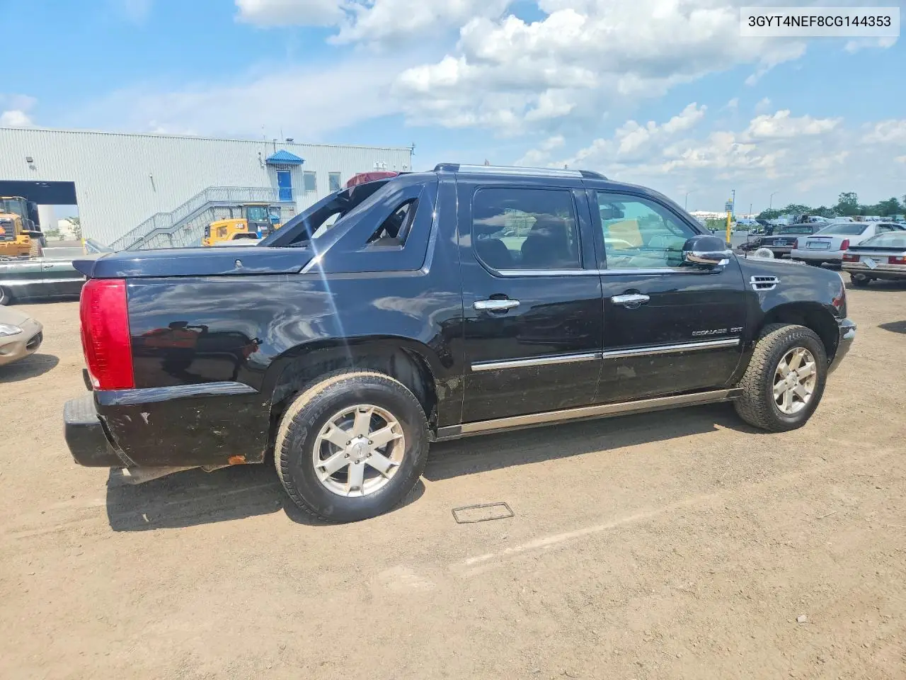 2012 Cadillac Escalade VIN: 3GYT4NEF8CG144353 Lot: 60059966
