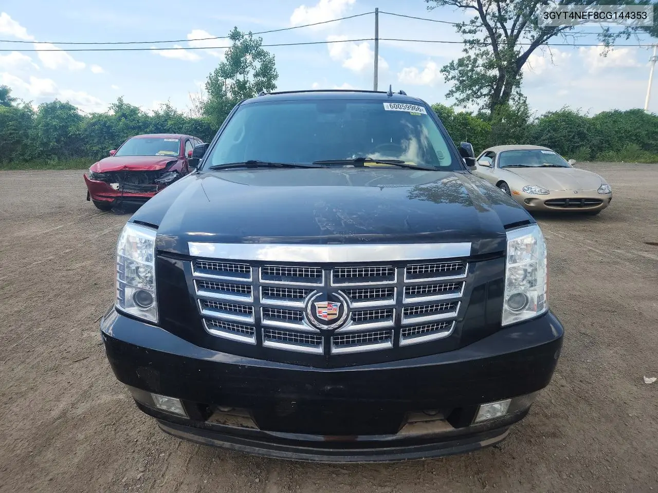 2012 Cadillac Escalade VIN: 3GYT4NEF8CG144353 Lot: 60059966