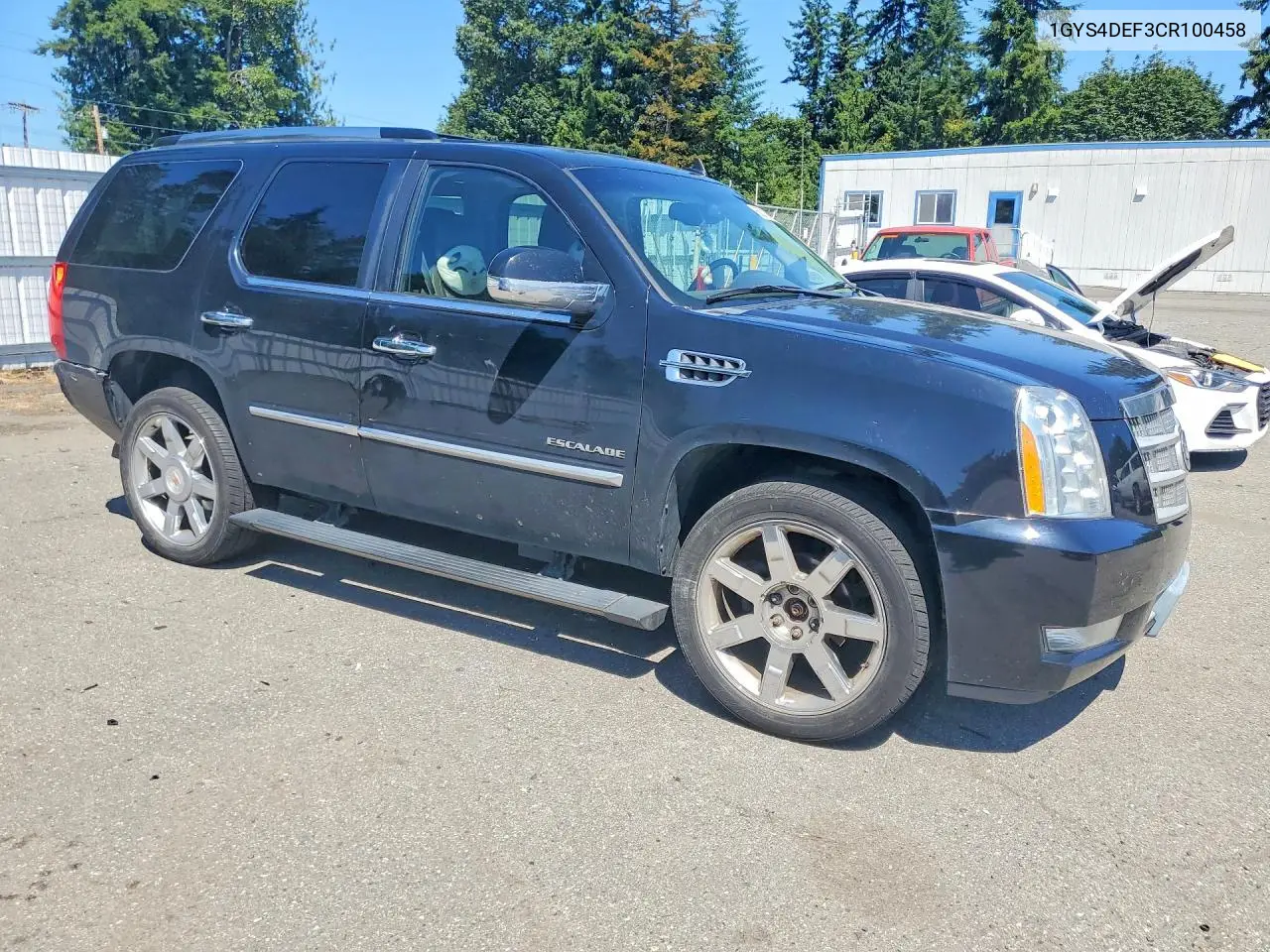 2012 Cadillac Escalade Platinum VIN: 1GYS4DEF3CR100458 Lot: 60213686