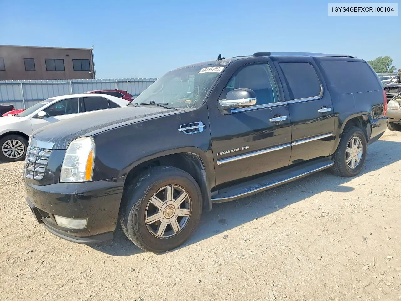 2012 Cadillac Escalade Esv VIN: 1GYS4GEFXCR100104 Lot: 60236186