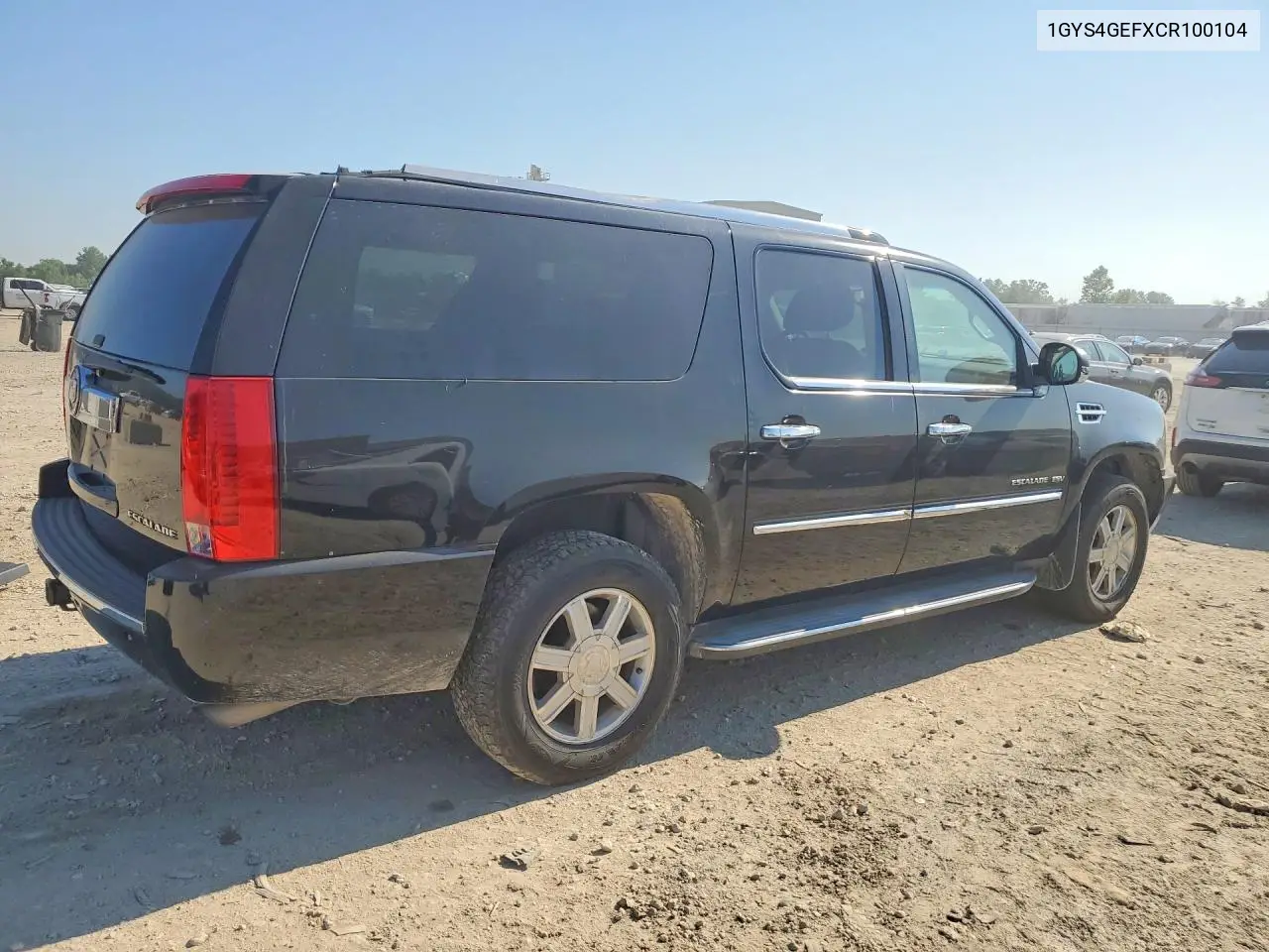 2012 Cadillac Escalade Esv VIN: 1GYS4GEFXCR100104 Lot: 60236186