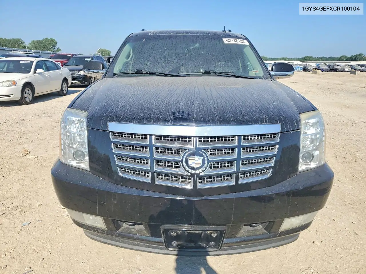 2012 Cadillac Escalade Esv VIN: 1GYS4GEFXCR100104 Lot: 60236186