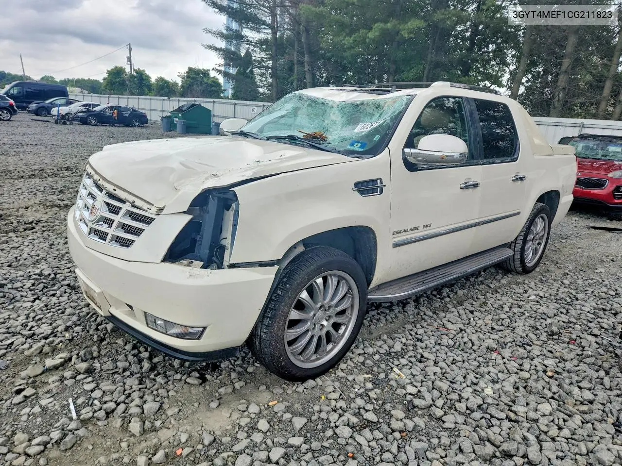 2012 Cadillac Escalade Ext Luxury VIN: 3GYT4MEF1CG211823 Lot: 60267116