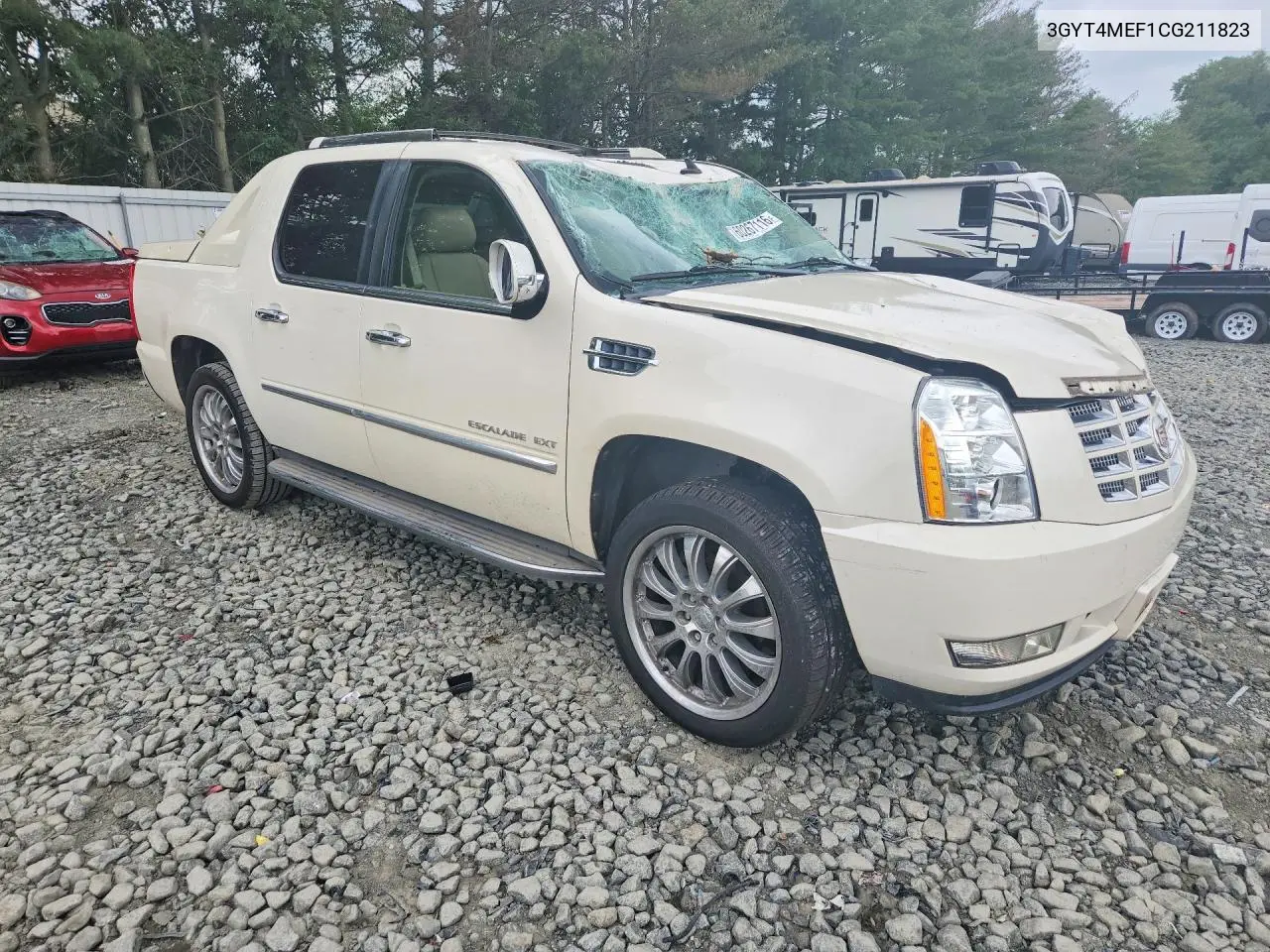 2012 Cadillac Escalade Ext Luxury VIN: 3GYT4MEF1CG211823 Lot: 60267116