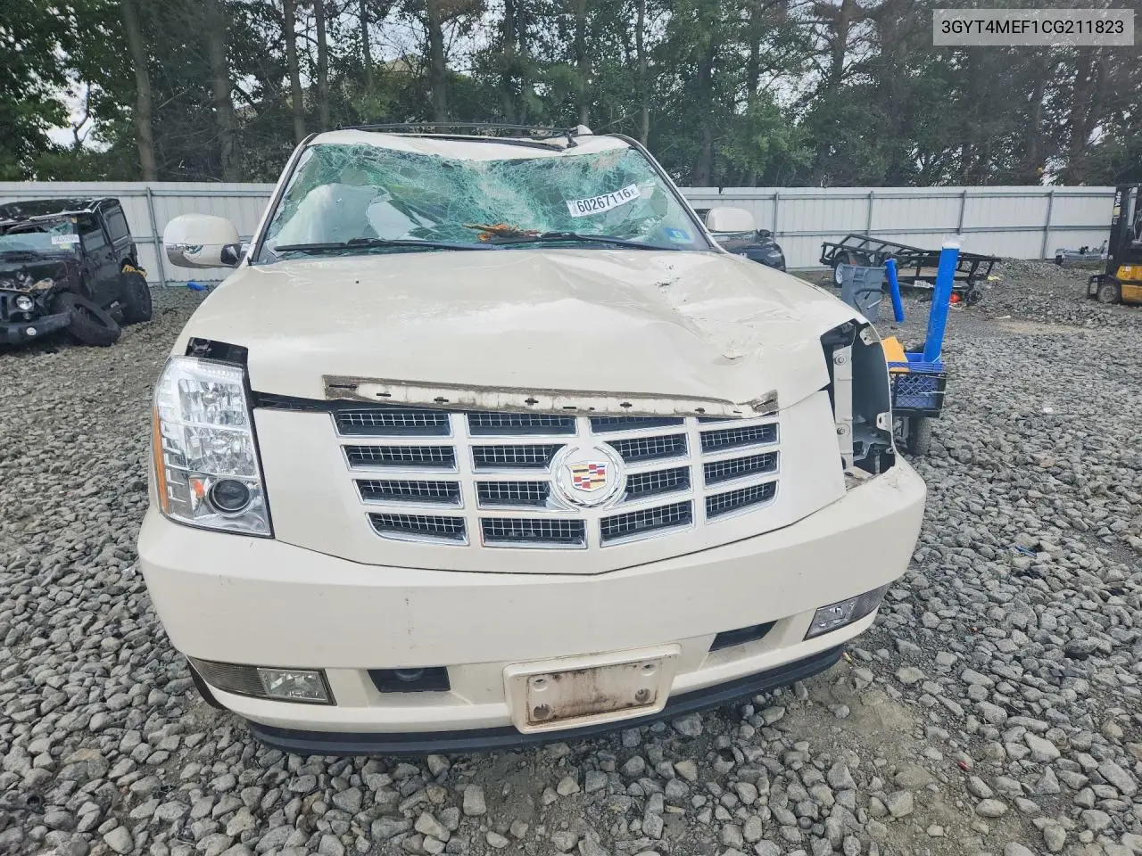 2012 Cadillac Escalade Ext Luxury VIN: 3GYT4MEF1CG211823 Lot: 60267116