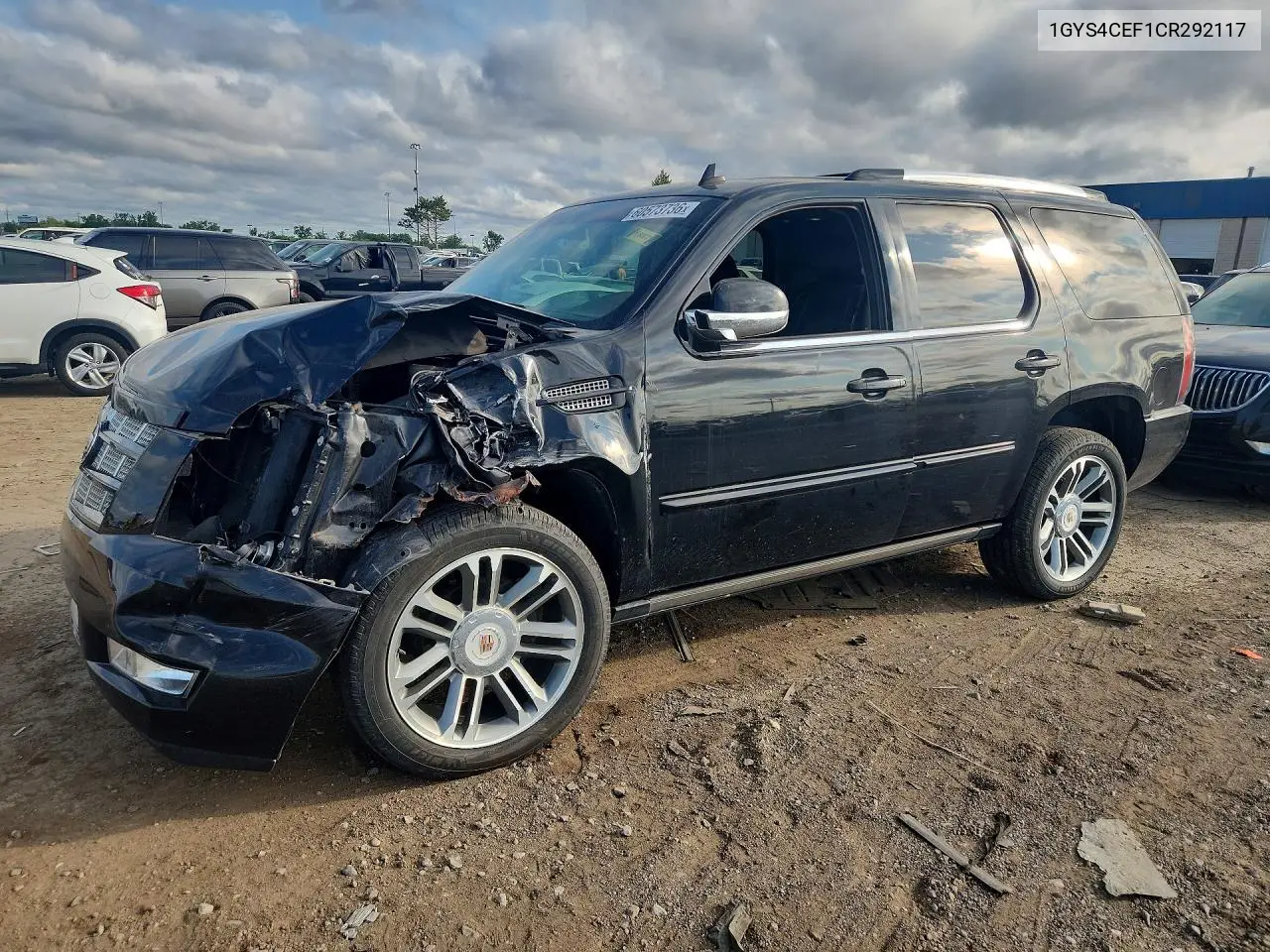 2012 Cadillac Escalade Premium VIN: 1GYS4CEF1CR292117 Lot: 60573736