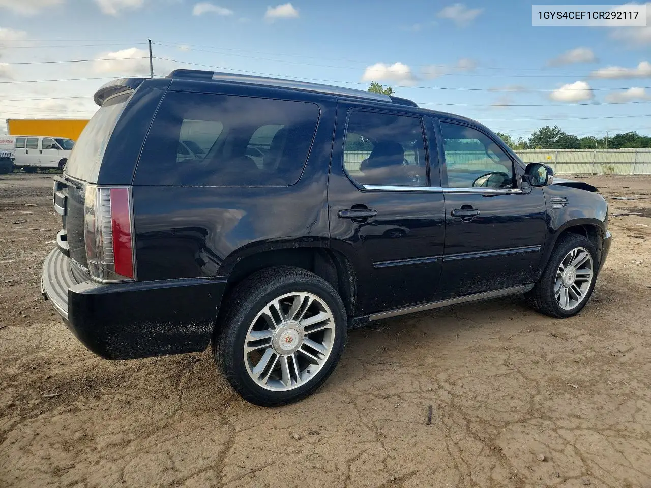 2012 Cadillac Escalade Premium VIN: 1GYS4CEF1CR292117 Lot: 60573736