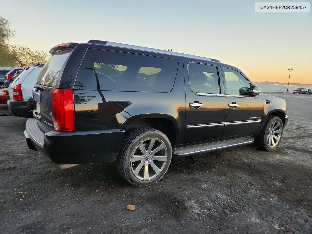 2012 Cadillac Escalade Esv Luxury VIN: 1GYS4HEF2CR258457 Lot: 60707786