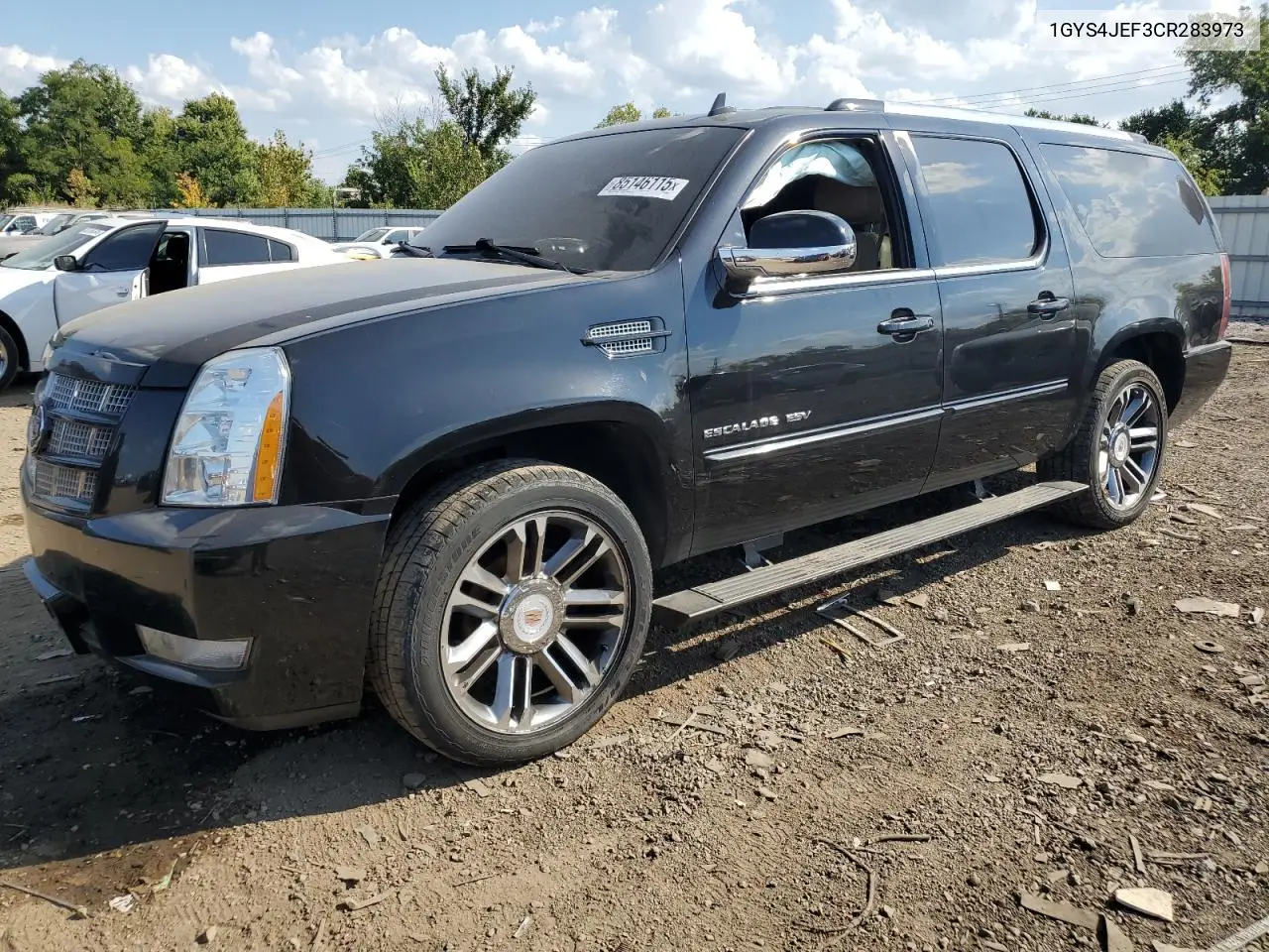 1GYS4JEF3CR283973 2012 Cadillac Escalade Esv Premium