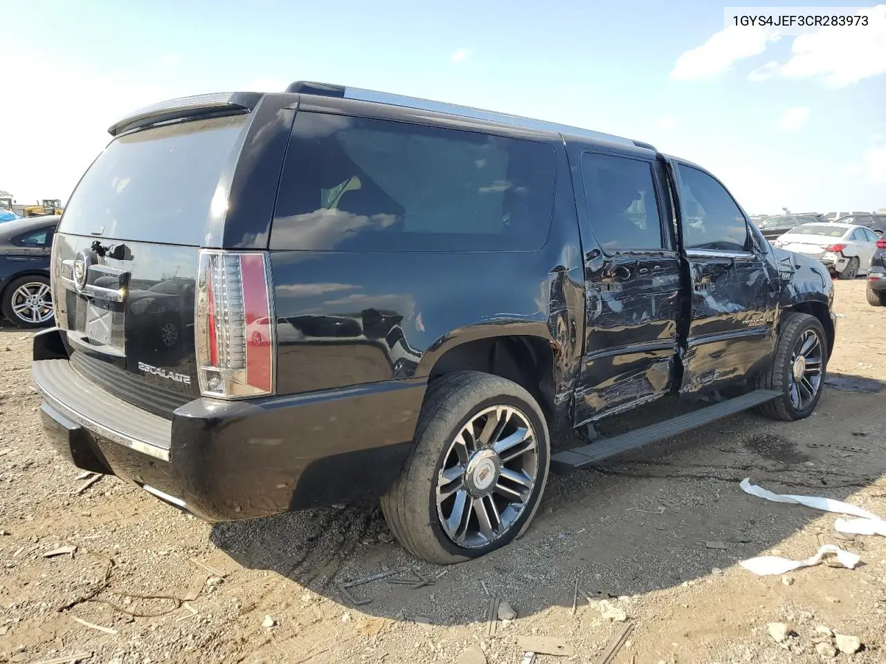 1GYS4JEF3CR283973 2012 Cadillac Escalade Esv Premium