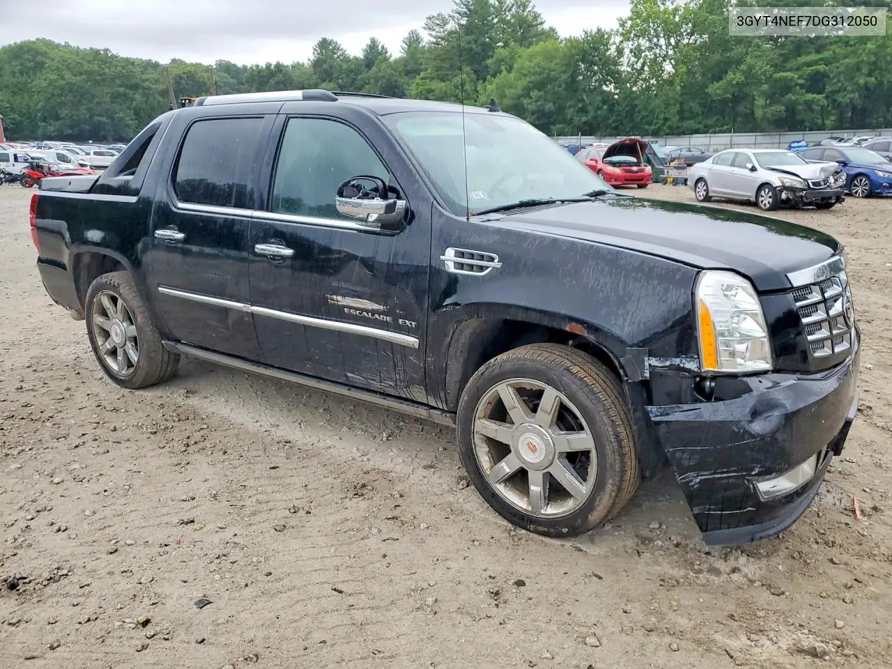 2013 Cadillac Escalade Ext Premium VIN: 3GYT4NEF7DG312050 Lot: 61380846