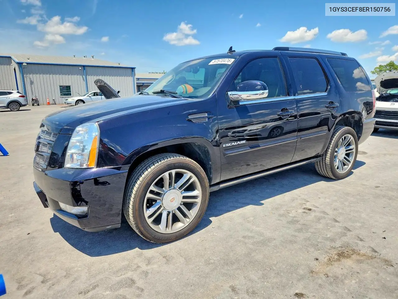 2014 Cadillac Escalade Premium VIN: 1GYS3CEF8ER150756 Lot: 57570476