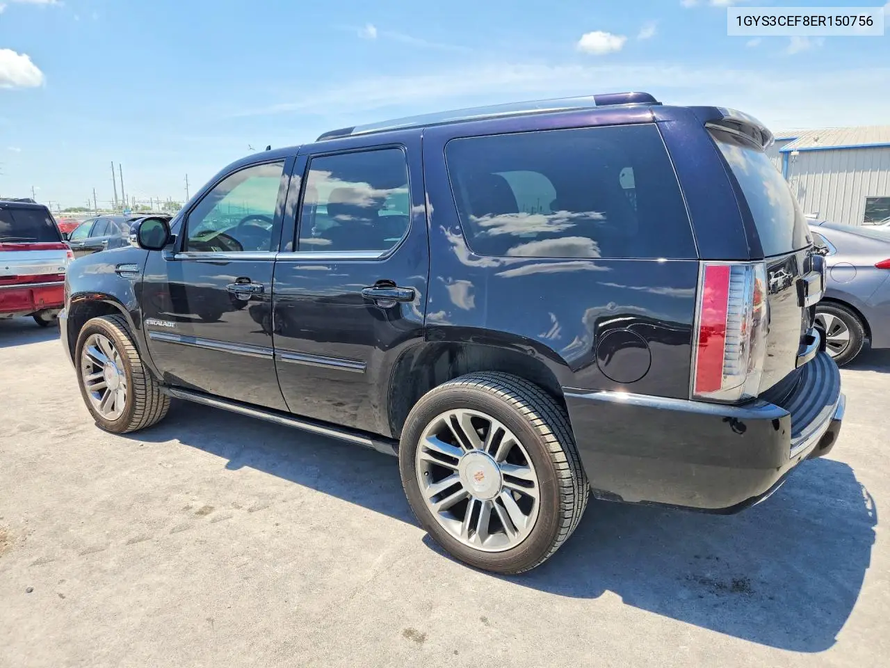 2014 Cadillac Escalade Premium VIN: 1GYS3CEF8ER150756 Lot: 57570476