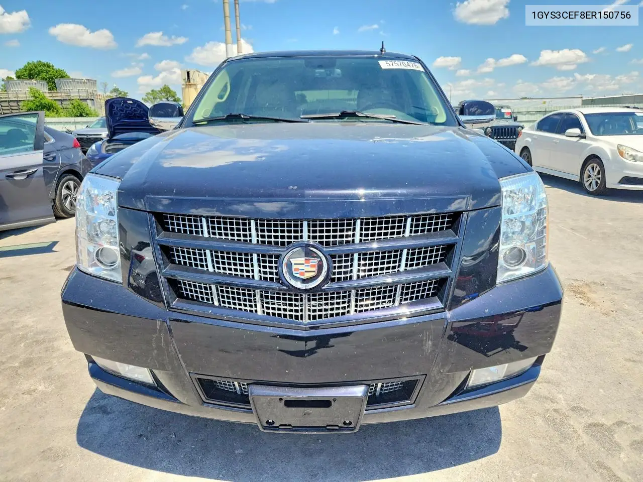 2014 Cadillac Escalade Premium VIN: 1GYS3CEF8ER150756 Lot: 57570476