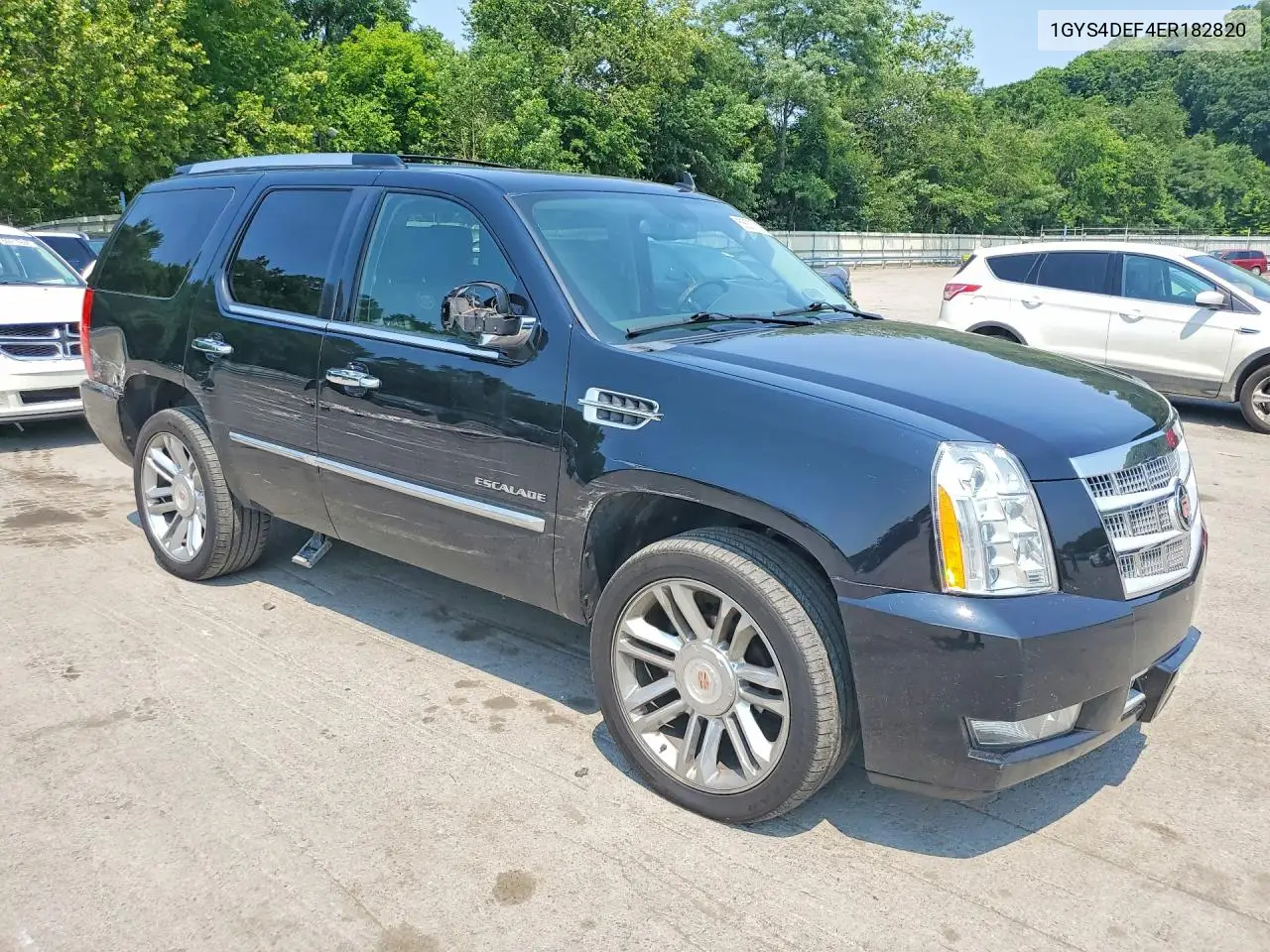 2014 Cadillac Escalade Platinum VIN: 1GYS4DEF4ER182820 Lot: 58877076